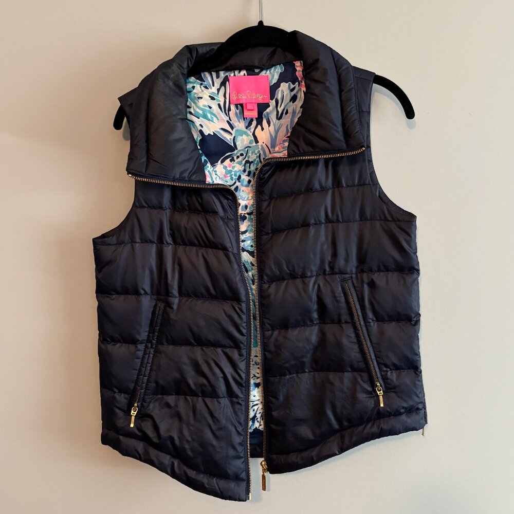Lilly Pulitzer Elyn Puffer Vest - S